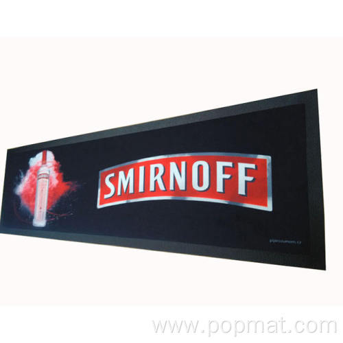 Customized promotion branded logo nitrile bar runner